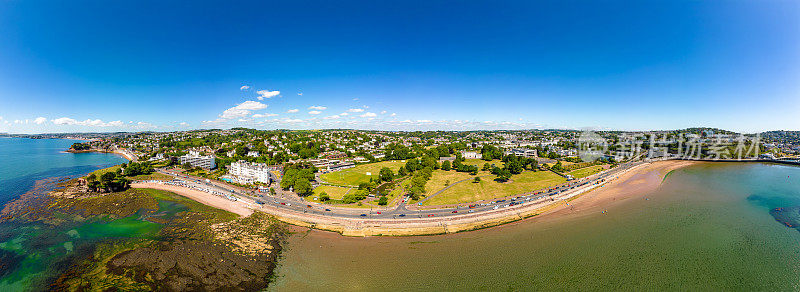 Torre Abbey Meadows Torquay海滨全景图